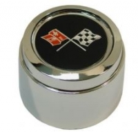 E22740 CAP-CENTER-ALUMINUM WHEEL-WITH EMBLEM-REPLACEMENT-PLASTIC-PACE CAR-EACH-78