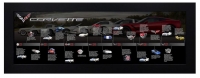 E22818 PRINT-FRAMED-CORVETTE TIMELINE-53-19