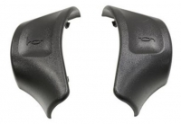 E23060 BUTTON-HORN-BLACK-PAIR-92-93