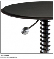 E23220 PITSTOP FURNITURE™ PIT CREW BAR TABLE-BLACK FAUX LEATHER