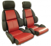 E23594 SEAT COVER-MOUNTED-STARDARD SEAT-LEATHER-TWO TONE-89-92