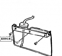 E5918 RIVET SET-WASHER BAG BRACKET-WITH AIR CONDITIONING-3 PIECE-63-67