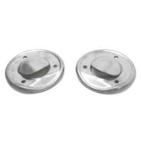 E6488 SHIELD-REAR PLENUM-DRAIN-COUPE-STAINLESS STEEL-PAIR-68-75