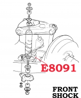 E8091 SPRINGS-FRONT COIL-STANDARD SUSPENSION-PAIR-53-62