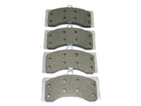 E8228 PAD SET-BRAKE-FRONT OR REAR-SEMI METALLIC-AXLE SET-65-82