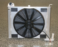 E9045 RADIATOR AND FAN COMBINATION-ALUMINUM-SMALL BLOCK-MANUAL-DIRECT FIT-63-72