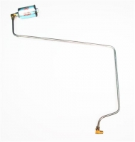 E9063 LINE-FUEL-PUMP TO CARBURETOR-STEEL TUBING-F.I.-1 LINE-2 FTGS.-WITH FILTER-62
