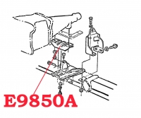 E9850A MOUNT-TRANSMISSION-FITS ALL 63-67 AND 68-81 4-SPEED AND AUTOMATIC-63-81