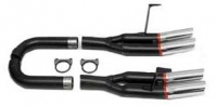 EC641 MUFFLER-EXHAUST-KDB TARGA STYLE-CHROME TIP-78 L82 ONLY-78-82-NO LONGER AVAILABLE