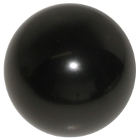 E1867 KNOB-SHIFT-BLACK CHROME-STANDARD-68-81