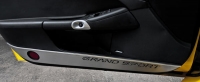 E21325 Door Guard-Brushed-Stainless Steel-W/ Carbon Fiber Grandsport Inlay-Colors-Pair-05-13