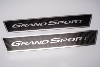 E21333 Sill Plate-Door-Outer-Carbon Fiber-W/ Grandsport Inlay-Pair-05-13