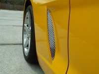 E21587 Vent Grille-Front Side Fender-Perforated-Stainless Steel-Pair-05-13