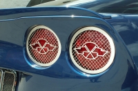 E21598 Light Cover-Tail Lights-Laser Mesh-Racing Flags-4 Pieces-05-13