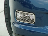 E21609 Light Cover-Driving Lights-Laser Mesh-Polished-Z06, ZR1, or Grandsport-Pair-06-13