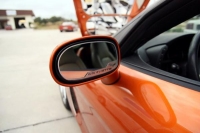 E21617 Trim Rings-Mirror-Side View-Crossed Flags-Standard or Auto Dim-Pair-05-13
