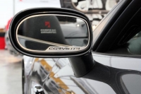 E21618 Trim Rings-Mirror-Side View-Corvette Lettering-Standard or Auto Dim-Pair-05-13
