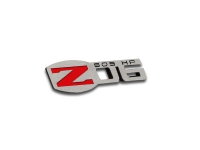 E21649 Badges-Z06 505 HP-Polished-Stainless Steel-4 Pieces-06-13