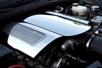 E21720 Plenum Cover-Intake Manifold-Polished-Stainless Steel-Low Profile-Z06-06-13
