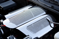 E21721 Plenum Cover-Intake Manifold-Perforated-Stainless Steel-Low Profile-Z06-06-13