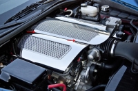 E21721 Plenum Cover-Intake Manifold-Perforated-Stainless Steel-Low Profile-Z06-06-13