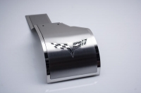 E21773 Cover-Alternator-Stainless Steel-Carbon Fiber-C6 Crossed Flags-7 Colors-05-13