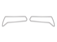 E21807 Trim Rings-Tail Lights-Polished or Brushed-Stainless Steel-Pair-14-17