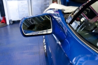 E21814 Trim Rings-Mirror-Side View-Standard-W/ Carbon Fiber Corvette Script-7 colors-Pair-14-17