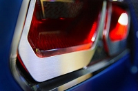 E21821 Bezel Trim Kit-Tail Lights-Polished or Brushed-Stainless Steel-W/ C7 Emblem-8 pieces-14-17