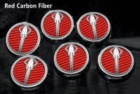 E21876 Cap Set-Engine Fluids-Carbon Fiber-Colors-Stingray Emblem-Manual-6 pieces-14-17