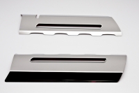 E21894 Cover-Fuel Rail-Factory Overlay-Stainless Steel-LED Illuminated-5 Colors-Pair-14-17