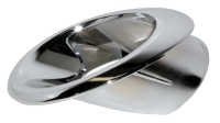 E3298 BEZEL-EXHAUST-CHROME-RIGHT-66-67