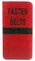 E6425 LENS-FASTEN SEAT BELTS-WARNING-77-79