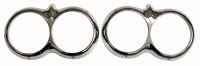 E8437 BEZEL-HEADLAMP-CHROME-IMPORT-PAIR-58-60