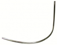 E9592L MOLDING-LOWER WINDSHIELD REVEAL-COUPE-STAINLESS STEEL-LEFT-64-67